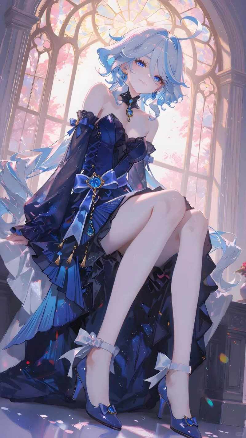 原神同人 3D动画芙宁娜Furina